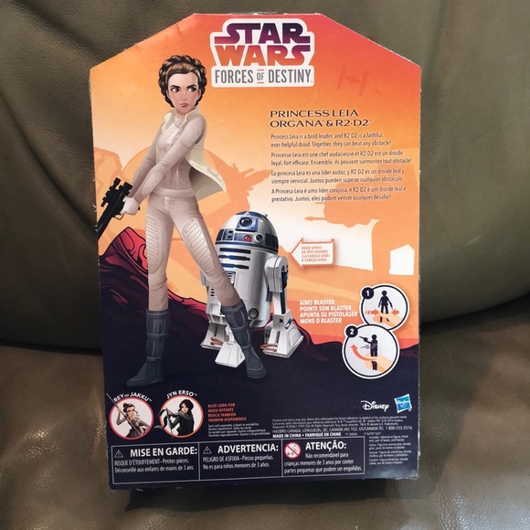 Star Wars Princess Leia and R2-D2 Set/New - Picture 2 of 5